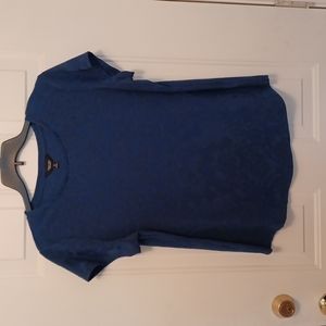 Womens' Simply Vera S/S Top Blue/Black